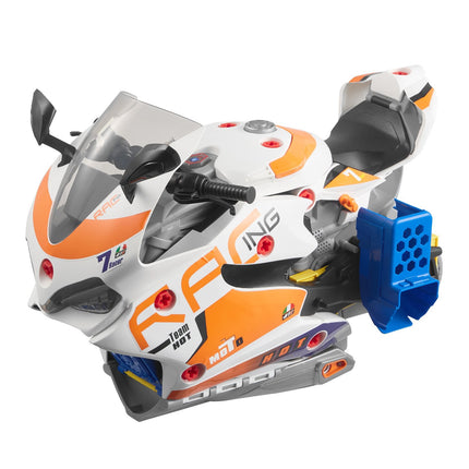 Motorcycle Mechanic Toy Set, 25 Pieces, Lights and Sounds