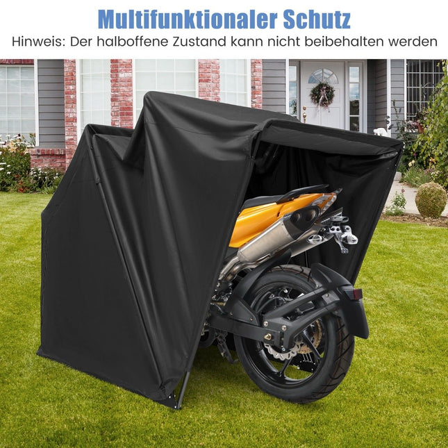 Motorradunterstand, 600D Oxford-Gewebe, 345x137x190 cm