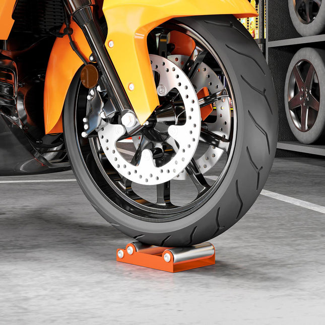 Motorrad-Radreinigungsständer, passend für Reifen <180 mm, 220 kg Tragkraft