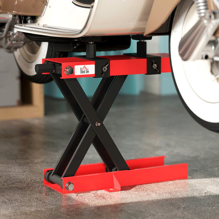 Motorcycle lift with 500 kg capacity, adjustable 95-400 mm