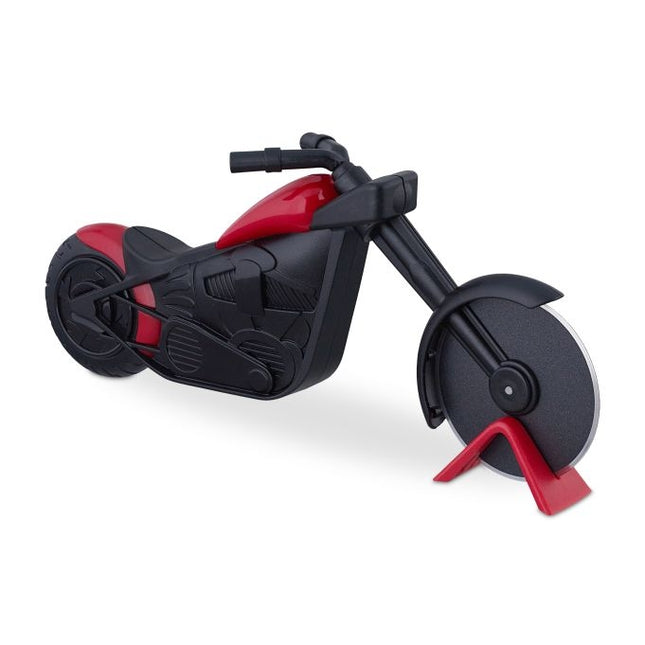 Motorrad mit Pizzaschneider