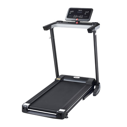 Motorizovaný skládací běžecký pás, 12 programů, nosnost 100 kg