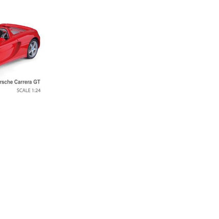Kovový model Msz Porsche Carrera Gt, měřítko 1:24