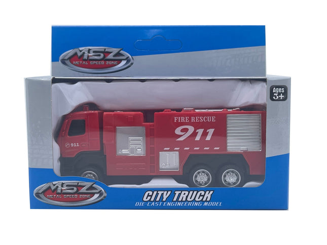 Kovový model Msz Volvo hasičské auto, měřítko 1:72