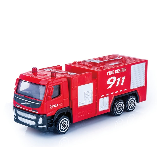 Kovový model Msz Volvo hasičské auto, měřítko 1:72