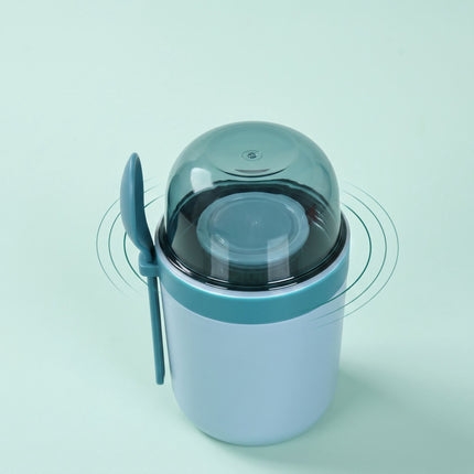 Müsli-Becher To Go, 4er-Pack, Blau, BPA-freier Kunststoff
