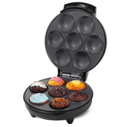 Muffinmaker Keramik 7 Muffins 700W MM400 Schwarz