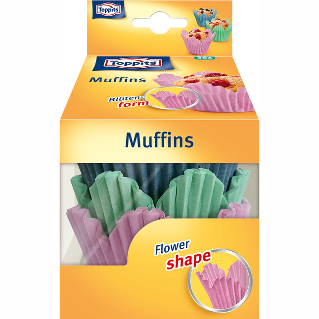 Muffinformen Blumenform 36-P 16 Stück DFP