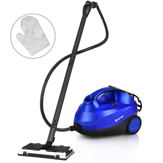 Mehrzweck-Dampfreiniger 2000W Haushaltsdampfer Hochleistungsdampfreiniger Blau