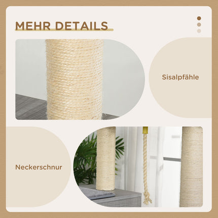 Cat scratching post with hammock - Multi-level activity tree
