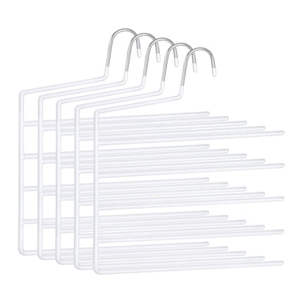 Multi Trouser Hangers – Non-Slip, Space-Saving, 5-Pack