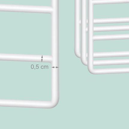 Multi Trouser Hangers, Non-Slip, Space-Saving, 5-Pack