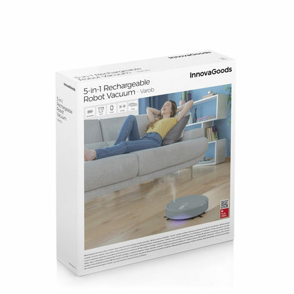Multifunktions-5-in-1-Roboterstaubsauger mit Akku Varob InnovaGoods
