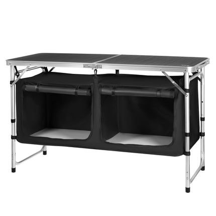 Multifunctional Camping Table with Adjustable Height