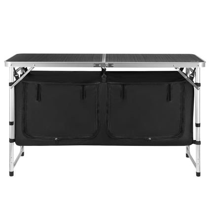 Multifunctional Camping Table with Adjustable Height