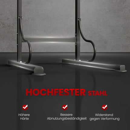 Multifunctional Dip Station, Adjustable Height, 120kg Capacity