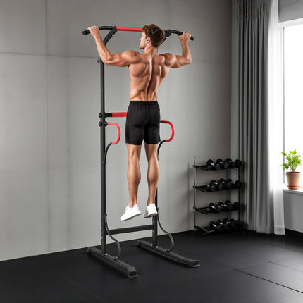 Multifunctional Dip Station, Adjustable Height, 120kg Capacity