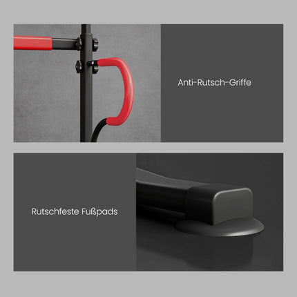 Multifunctional Dip Station, Adjustable Height, 120kg Capacity