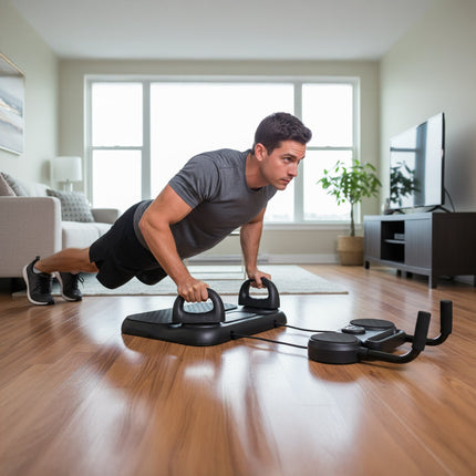 Multifunctional Exercise Board with Resistance Bands