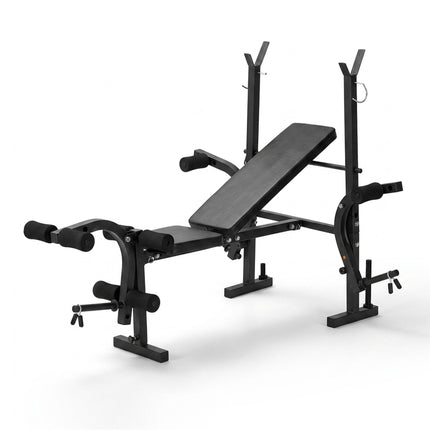 Multifunctional Home Gym Bench with Adjustable Backrest
