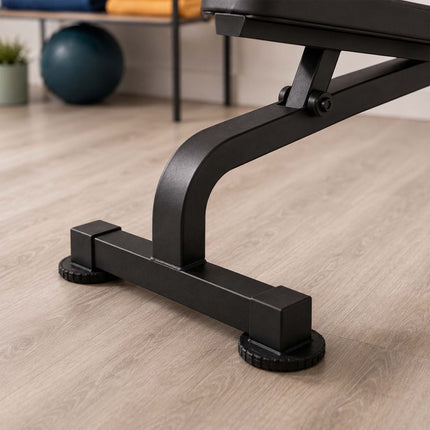 Multifunctional Hyperextension & Curls Bench, Black, Steel Frame
