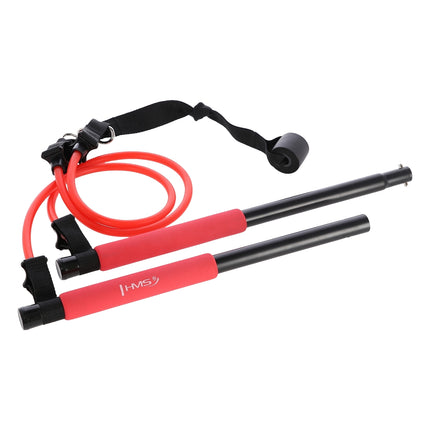 Multifunktionales Pilates-Stab-Set mit Widerstandsbändern