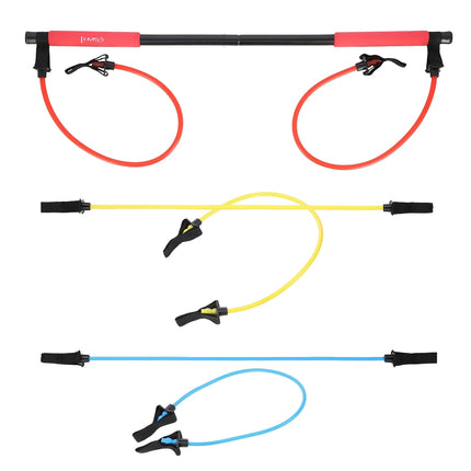 Multifunktionales Pilates-Stab-Set mit Widerstandsbändern