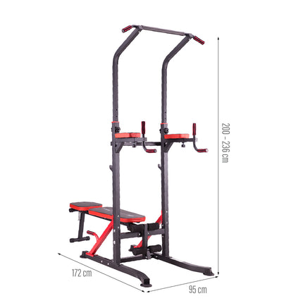 Multifunkční posilovací věž pro domácí fitness
