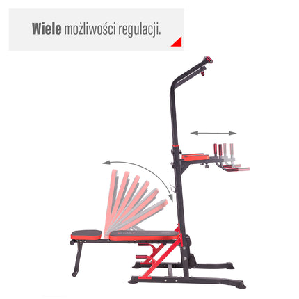 Multifunkční posilovací věž pro domácí fitness