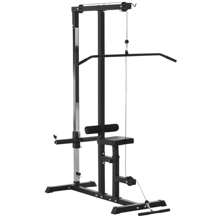 Multifunctional training station, adjustable seat and pulley