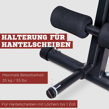 Multifunction weight bench multi-gym with spring booster training bench weight up to 120kg black 54 x 160 x 106 cm