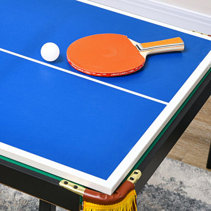 2-in-1-Spieltisch – Billard und Tischtennis, höhenverstellbar