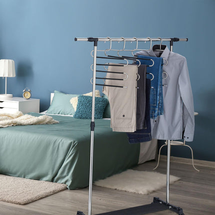 Multiple trouser hangers set of 4