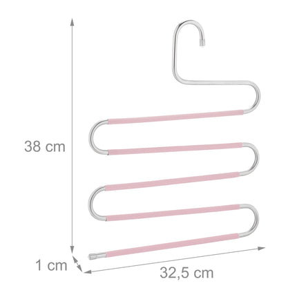 Mehrfach-Hosenbügel 4er-Set