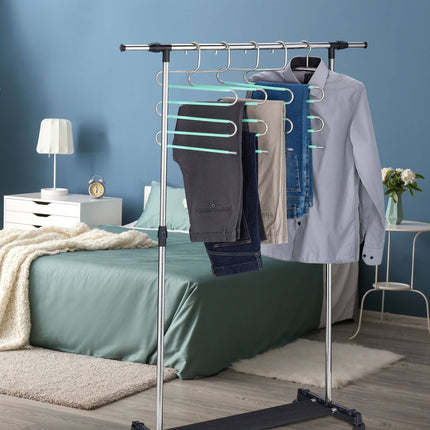 Ensemble de 4 cintres pour pantalons multiples