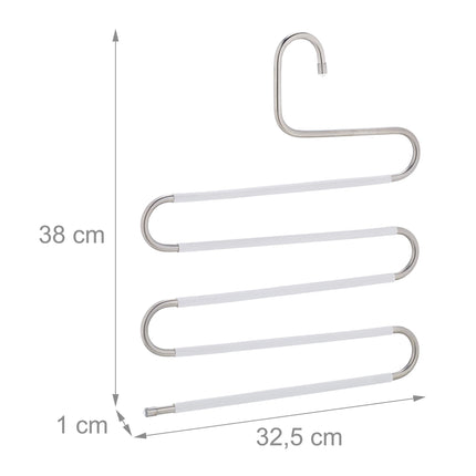 Ensemble de 4 cintres pour pantalons multiples