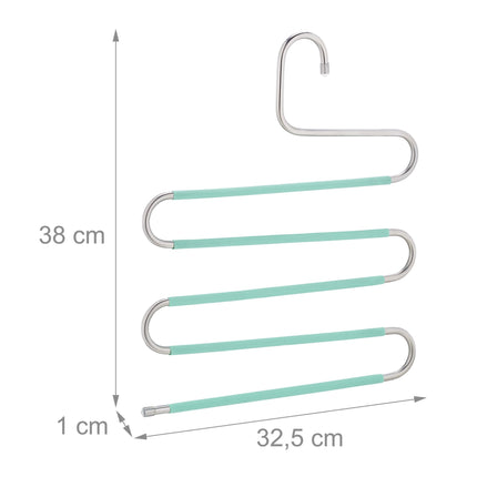 Ensemble de 4 cintres pour pantalons multiples