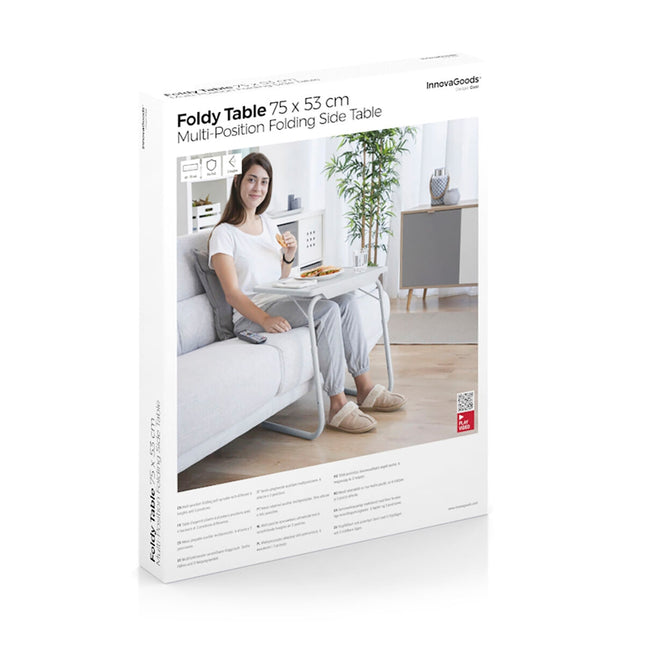 Klappbarer Beistelltisch mit mehreren Positionen Foldy Table InnovaGoods