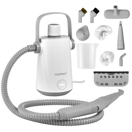 Multi-purpose steam cleaner portable handheld steam cleaning machine with 1000 W power gray