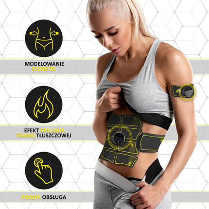 Muskelstimulator, Bauchmuskeltrainer, EMS-Gerät