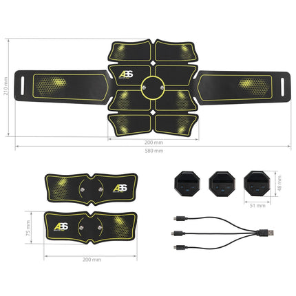 Muskelstimulator, Bauchmuskeltrainer, EMS-Gerät