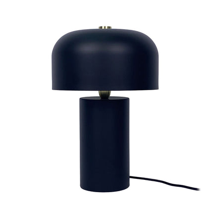 Pilz-Tischleuchte – Minimalistisches Design, Gold-Akzent