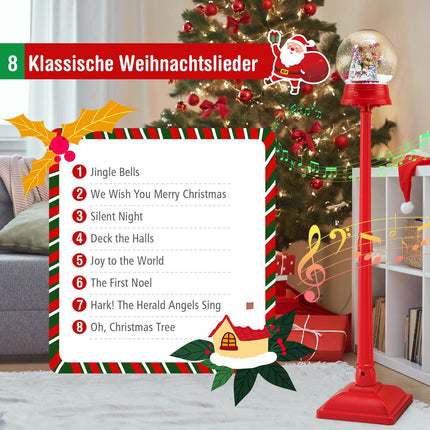 Musikalische Weihnachtslaterne mit Riesenrad, 8 Melodien