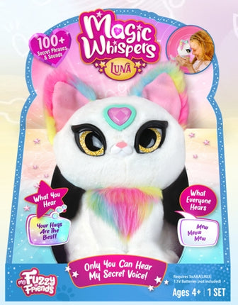 My Fuzzy Friends Interactive Toy- Magic Whispers Luna