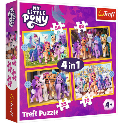 My Little Pony 4-in-1 Puzzle-Set für Kinder