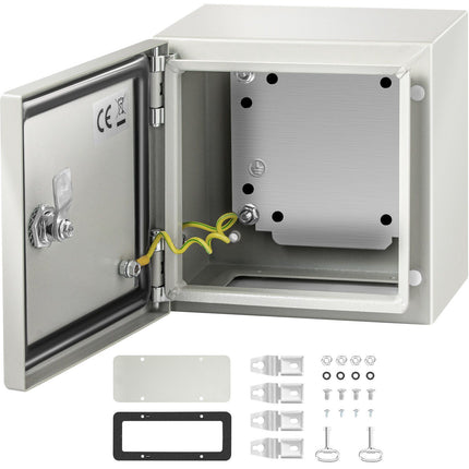 NEMA 4X Steel Electrical Enclosure 20x20x15 cm, IP66