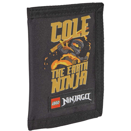 NINJAGO Geldbörse für Kinder, strapazierfähiges Design, Cole Figur