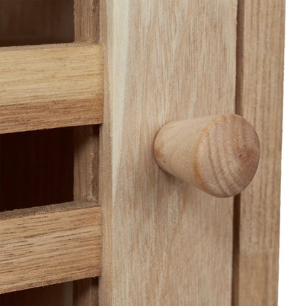 Schmaler Wandschrank mit Tür