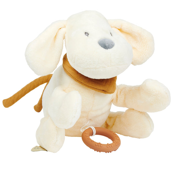 Nattou Musical Dog Flannel Vanilla, 30Cm