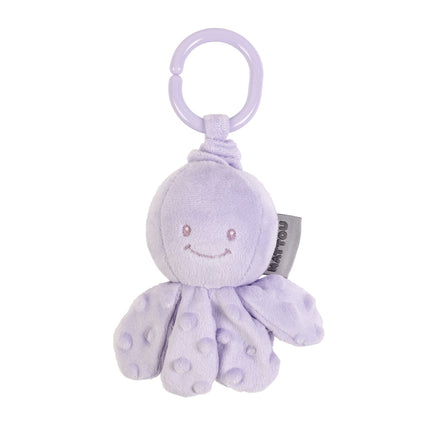 Nattou Plush Toy Octopus With Vibration, 15Cm, Lilac
